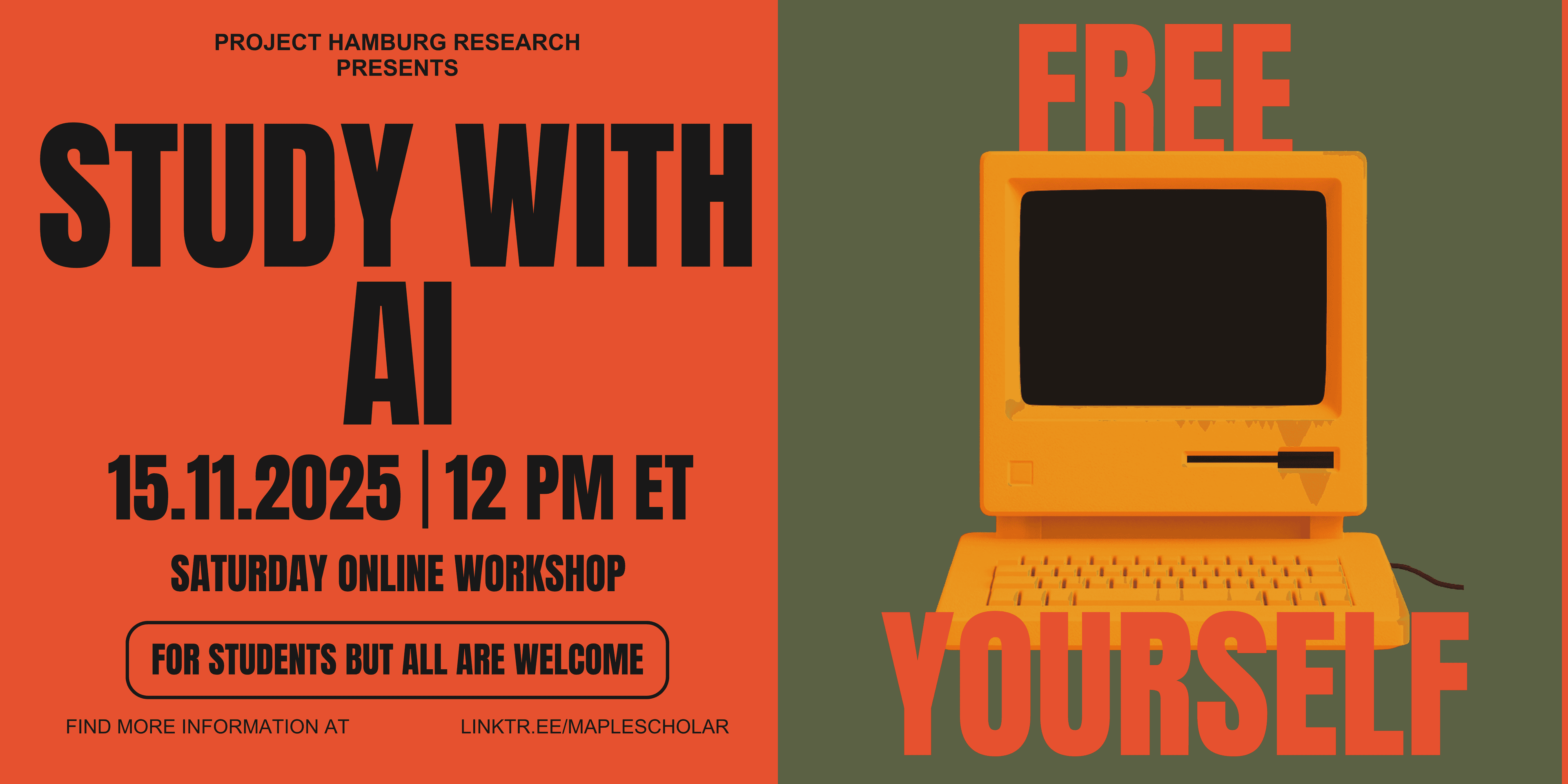 How to Talk to AI Workshop Poster